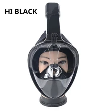 Full Face Snorkeling Mask 180 Degree Wide View Scuba Underwater Detachable Diving Mask Swimming Snorkel Anti Fog Snorkeling
