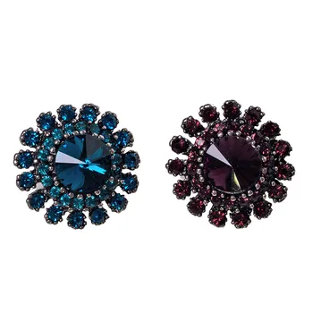 

10pcs wholesale Snaps Button Charms Full Drill Metal Snaps For Bracelet OEM ODM Styles Button Ginger Snaps Jewelry MDB18-248