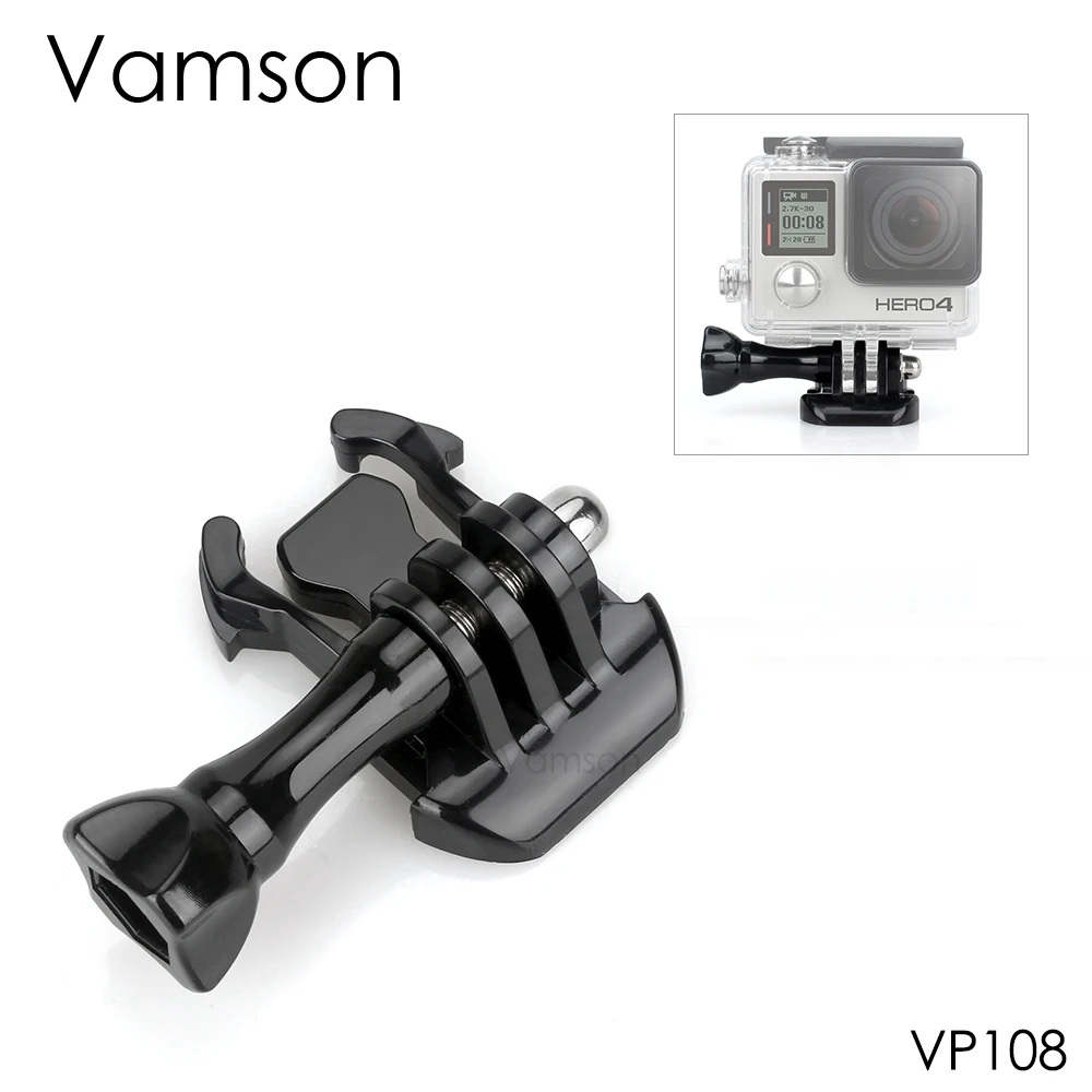 Vamson для GoPro аксессуары для Xiaomi для yi Длинный Винт База крепление для Gopro Hero 8 7 6 5 4 3+ 2 для SJ4000 для SJCAM VP108