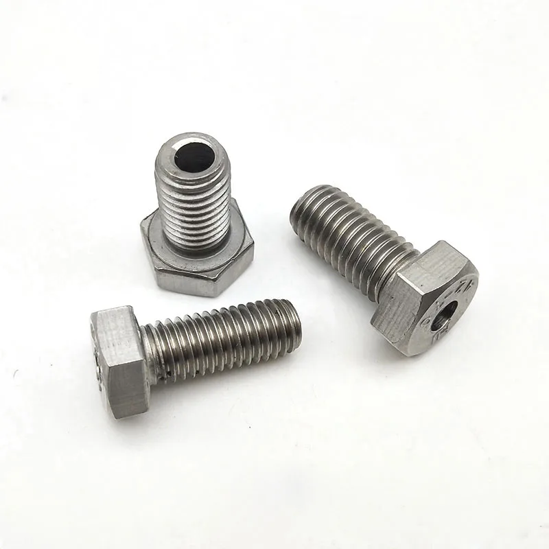 4pcs M4 M5 stainless steel hollow screws lamp fitting hex bolts hexagon