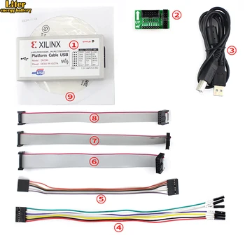

Xilinx Platform Cable USB FPGA/CPLD JTAG DLC9G In-circuit Configuration and Pogramming XILINX Programmer & Debugger