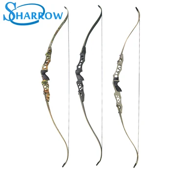 Online 1set 30-60lbs Archery F166 Recurve Bow Set Hunting Right Hand Hunting Contain Arrow Rest Stabilizer And The Wrench Long Bow Set