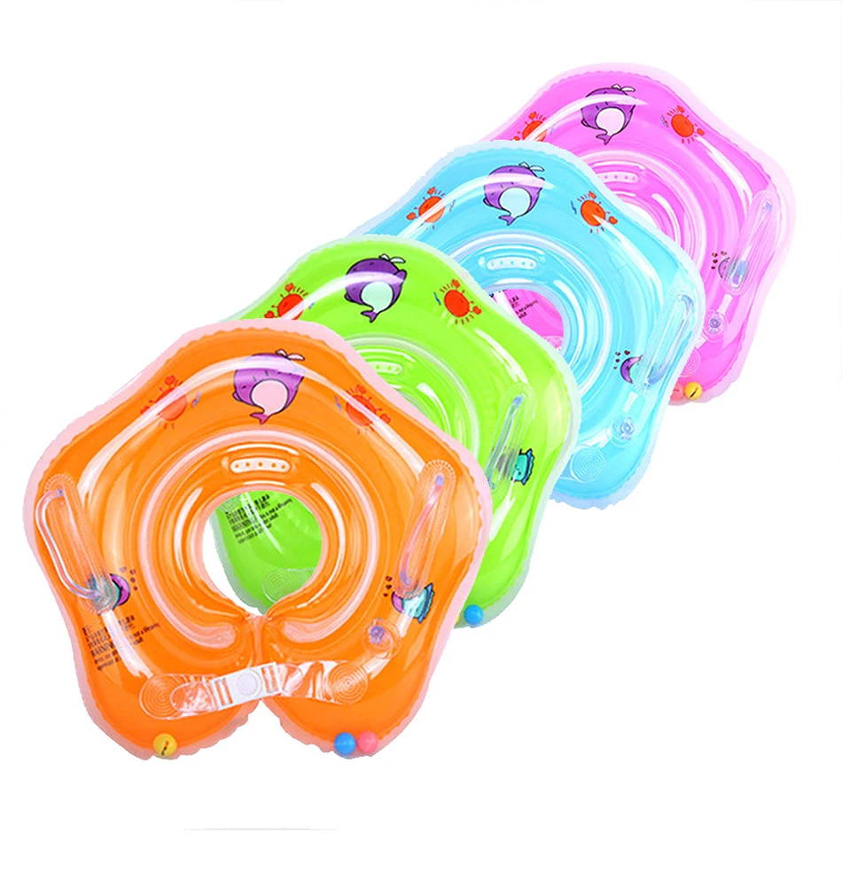 Детские надувные кольца для новорожденных круг для купания детские шеи поплавок надувные колеса бассейн плоты летние игрушки аксессуары