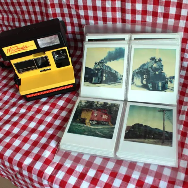 Фотоальбом/держатель пленки Polaroid полупрозрачный для FP 100c Fujfilm Instax Wide 600 Film of PX70 PX680
