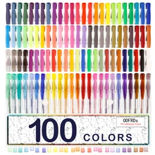 100 Gel Pens Set Pen Glitter Neon Metallic Color Art Coloring Books Colors Craft Z9001