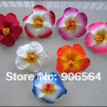 7 см многоцветная ткань Гавайский цветок Плюмерия Франгипани цветочные шпильки DIY аксессуары для волос