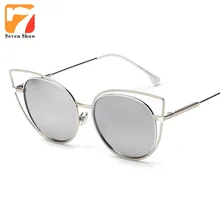 Fashion Cat Eye Sunglasses Women Brand Designer Steampunk Vintage Sun Glasses For Ladies Female Shades Oculos