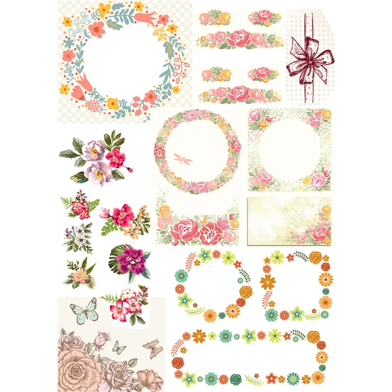 2 шт./лот гирлянда цветочный обруч для художественного оформления ногтей ручная