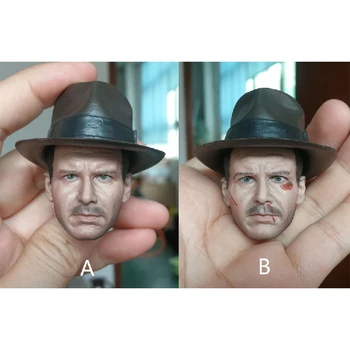 

1/6 Cowboy Harrison Ford Head Sculpt Damage and Normal Version for 12''Action Figures Bodies Toys Gifts