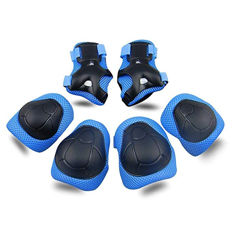 

Kids Protective Gear Set Knee Pads for Kids 2-8 Years Toddler Knee and Elbow Pads with Wrist Guards 3 in 1 for Skating Cycling
