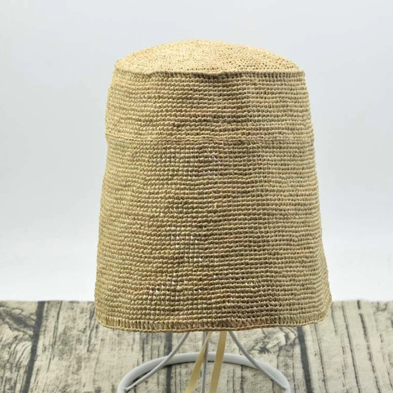 Новинка 2014 летняя женская шляпа Raffia плоская от солнца козырек пляжная кепка для