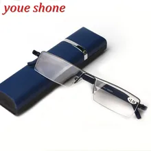 Youe shone бренд TR90 очки для чтения металлические очки мужские Oculos De Grau с оригинальной коробкой