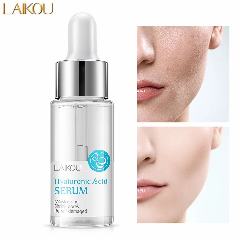 

Hyaluronic Acid Serum Acne Treatment Essence Face Cream Moisturizing Shrink Pores Skin Care Repair Whitening Anti Aging Wrinkles