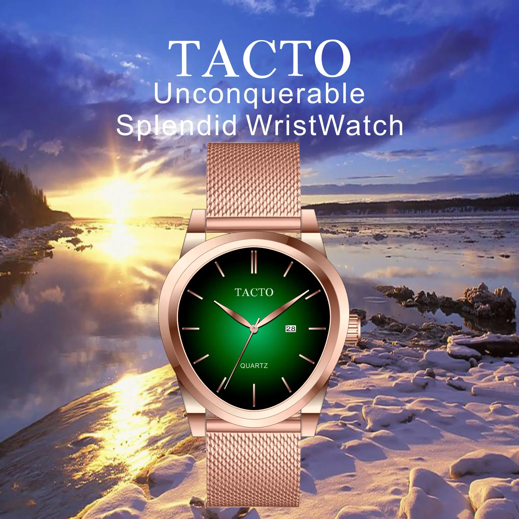 

2019 High Quality Luxury Men's Fashion Wrist Watch Analog Date with Stainless Steel Mesh&Leather Band 30M Waterproof