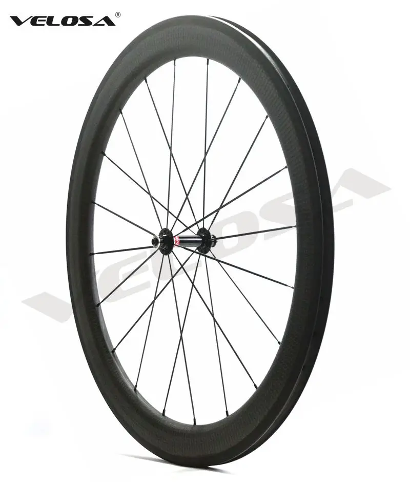 Velosa 404 58 мм dimple колеса, 700C Дорожные карбоновые велосипедные колёса, специальный тормоз для велосипеда, клинчер/трубчатая версия