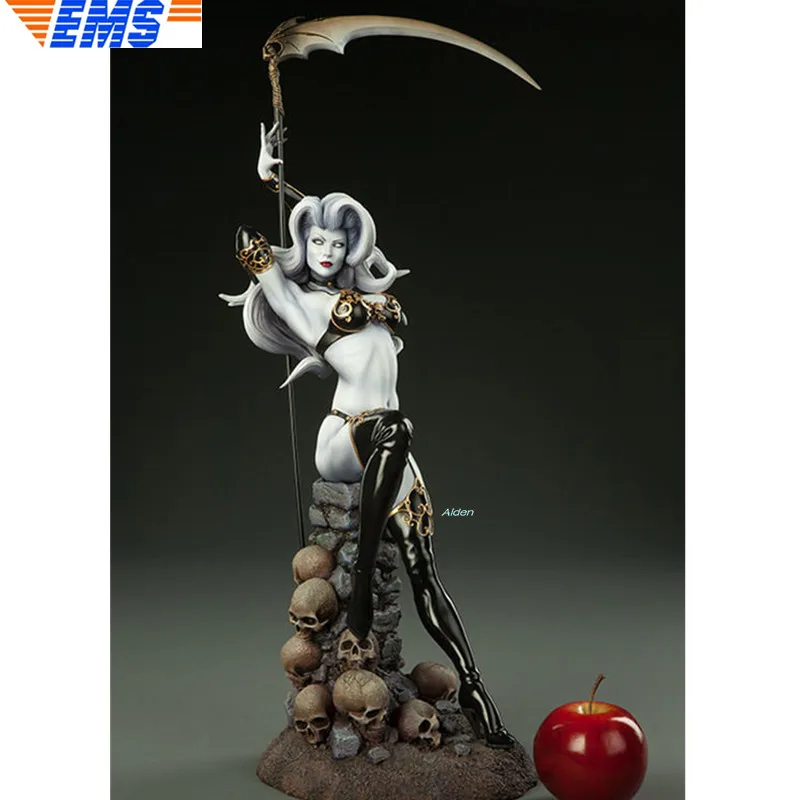 

24"SS 300344 Statue The Temptation Of Lady Death Bust Anime Sexy Figures Full-Length Portrait PF ResinAction Model Toy BOX Z2142