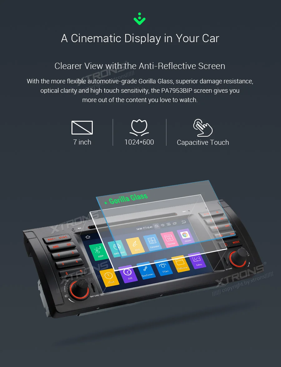 Cheap 7" Quad-Core CPU Android 9.0 OS Car DVD Multimedia Navigation GPS Radio for BMW X5 E53 1999 2000 2001 2002 2003 2004 2005 2006 7