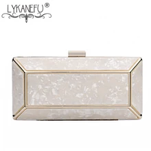 LYKANEFU Новинка женские вечерние сумки Клатчи маленькие цепи плечевые сумки для вечерние свадебные сумочки вместительная сумка-клатч