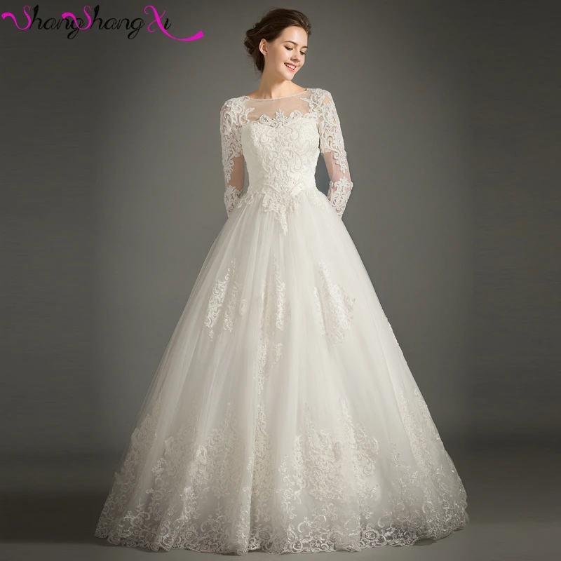 Elegant Boho A line Wedding Dress strap lace applique chiffon bride dress robe de mariee A line Wedding Bridal Gown AL-QK160