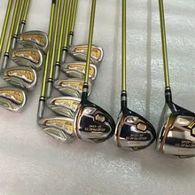 Фирменная Новинка 3 звезды Хонма S-06 Гольф полный набор Хонма клюшек для гольфа драйвер+ fairway wood+ электрический утюг комплект графитный вал с головных уборов