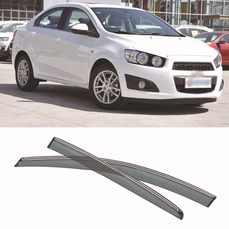 Jinke 4 шт. боковые дефлекторы для окон защита от солнца и двери Chevy Aveo 2011 2013|shield|shield