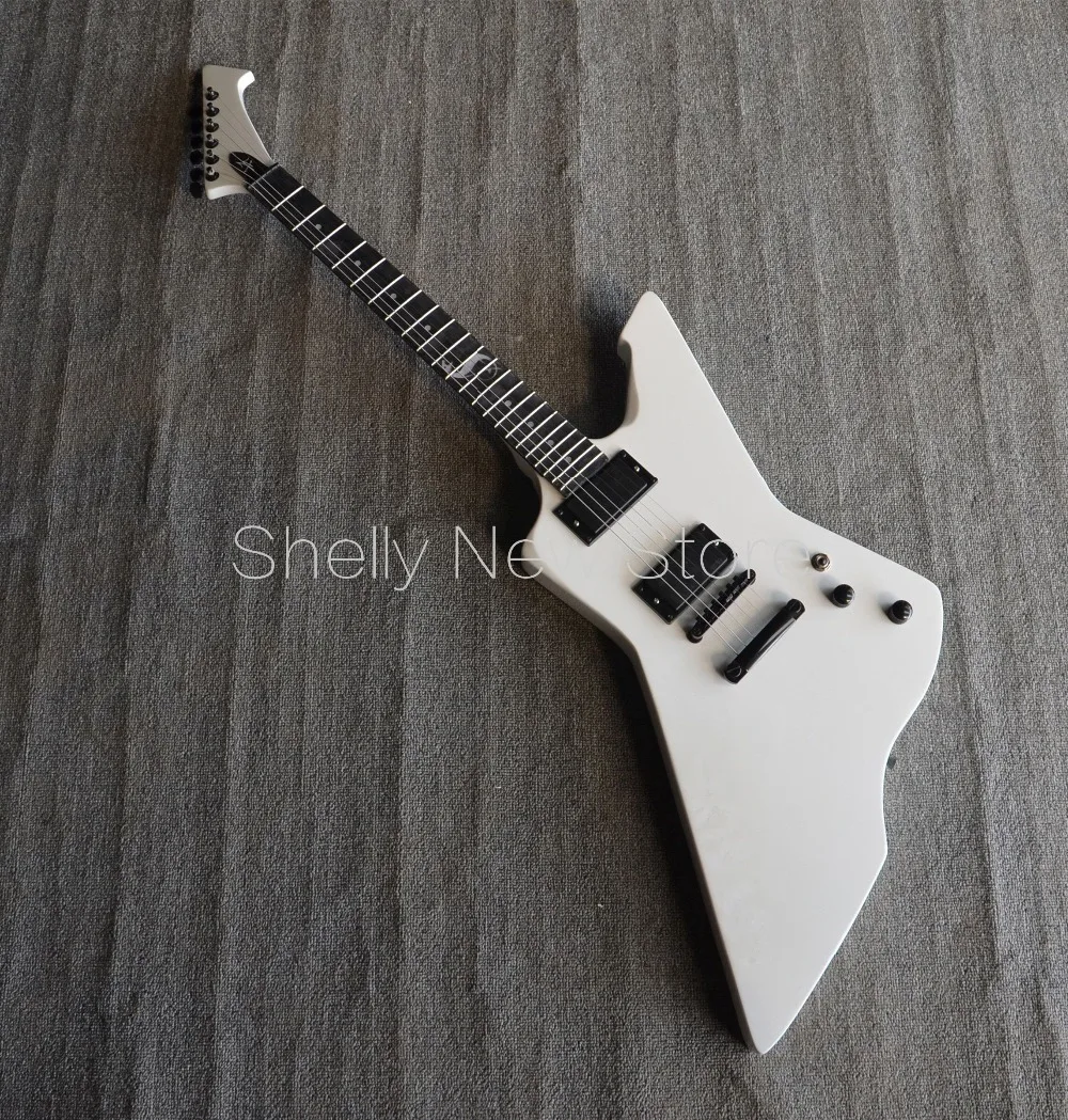 

Shelly new store factory custom white snake ebony fingerboad black tuners 1V1T 22 frets electric guitar musical instruments shop