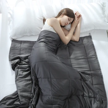 

Weighted Blanket Relieves Stress and Deep Sleep Explosion Cotton Gravity Blanket Sleep Aid Pressure Decompression Blanket