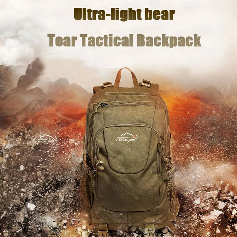 

Outdoor Climbing Cycling Backpacks Professional Brand Mountaineering Bag Rucksack Water-proof Wearable Travel Bag