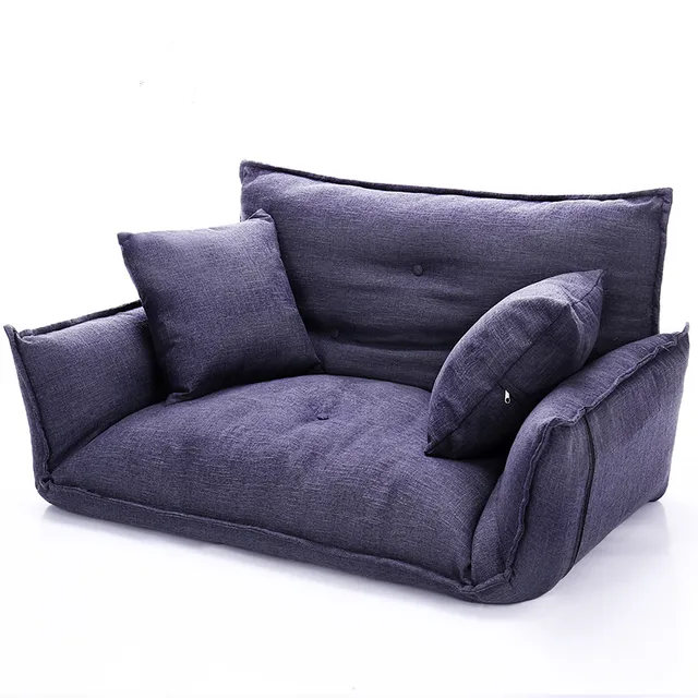 Floor Adjustable Lazy Sofa Folding Futon Couch for Studio