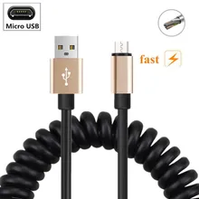 Жила провода для передачи данных для huawei P Smart плюс Y9 Y5 Y6 Y7 Prime Nova 3i Honor 7a pro 8c 8x1 М телескопический Micro USB Зарядное устройство кабель