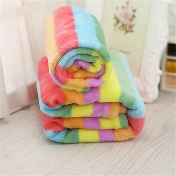

Colorful Pet Dog Blanket Mats Winter Puppy Bed Warm Puppy Bath Towel Cat Sleeping Sofa Cushion Pet Supplies 3Size