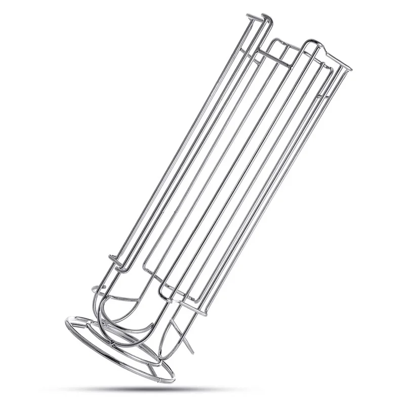 Полезный металлический держатель для кофейных капсул, железная Хромированная Подставка, хранение кофейных капсул, стойка для 18 шт капсул