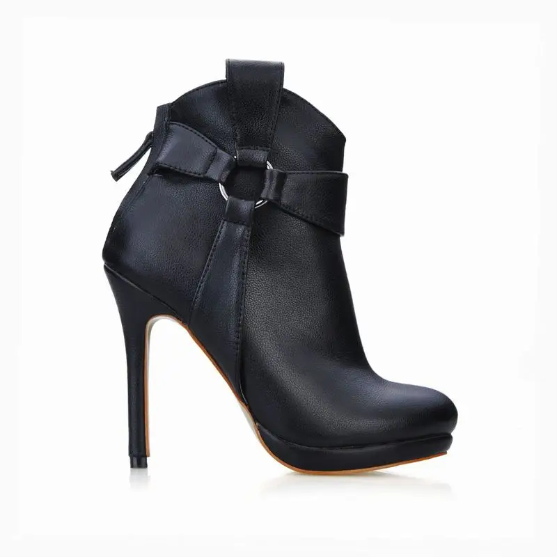 Mujer A Sexy Plataforma Botines Del Partido Zapatillas Tacones Altos Black Redonda B Vestido Club Zapatos De Mujeres La black Botas Punta Invierno EHqAzIz