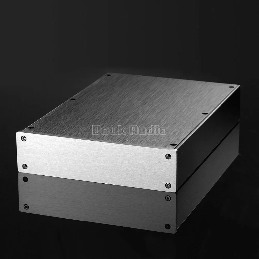 Aluminum Enclosure Power Amplifier Preamp Headphone Amp DAC Chassis DIY Case Box