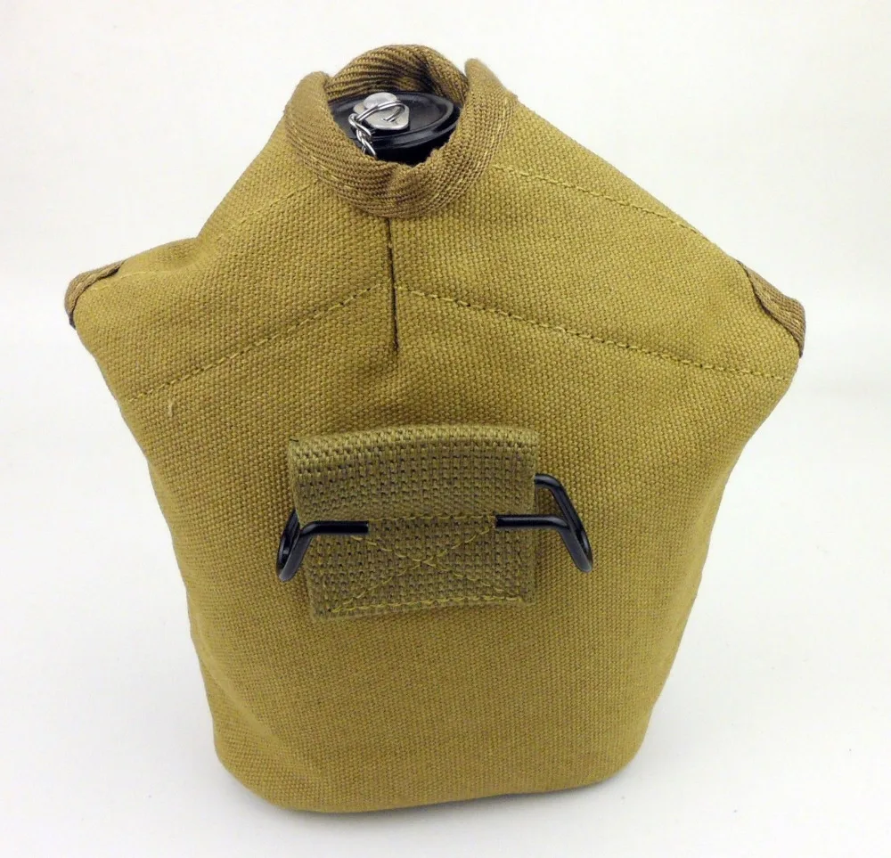 WWII US MILITARY WATER BOTTLE US ARMY CANTEEN CAMPING KETTLE COVER 0.8L-