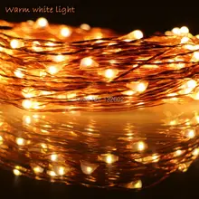 6 м/10 м/12 м 5 режимов 3AA батарея работает СВЕТОДИОДНЫЙ гирлянды Открытый водонепроницаемый медный провод Звездное Рождество сказочные огни