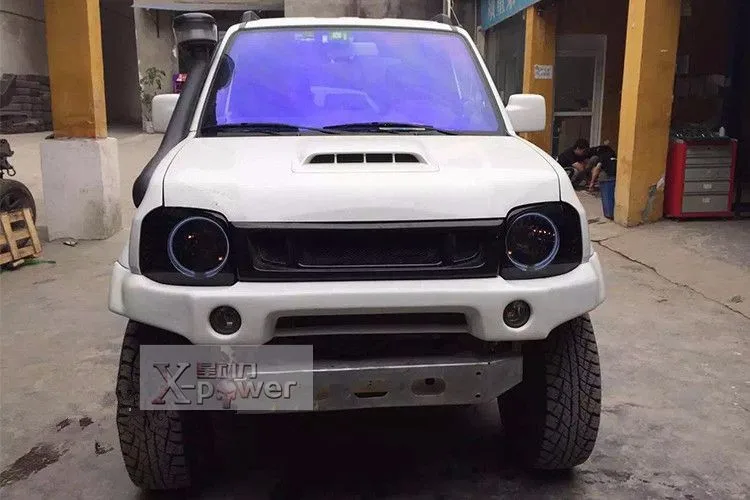 Головной светильник для Suzuki Jimny JB43 угловой светильник для глаз головной светильник 4X4 внедорожные аксессуары дымчатый стиль