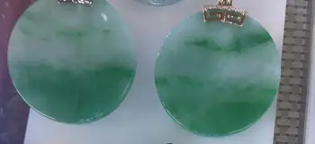 

free shipping >>>>noble jewelry Nature Natural Myanmar Emerald Peace pendant