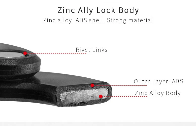 PAW Foldable Bike Lock With 2 Keys Strong Security Zinc Alloy Anti-theft Bicycle Lock Mount Bracket Mountain Road Bike Lock (11)
