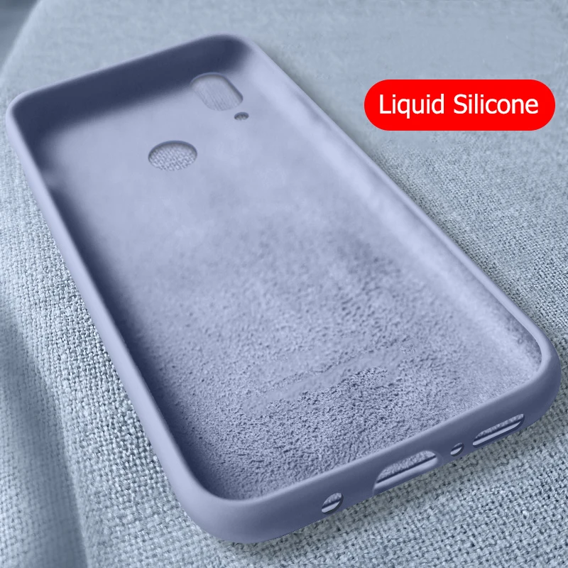

For Huawei Honor 8C Case 8X Liquid Silicone Slim Soft Matte Back Cover For Huawei Honor 8 8A 8S Phone Case on Honor8 Lite