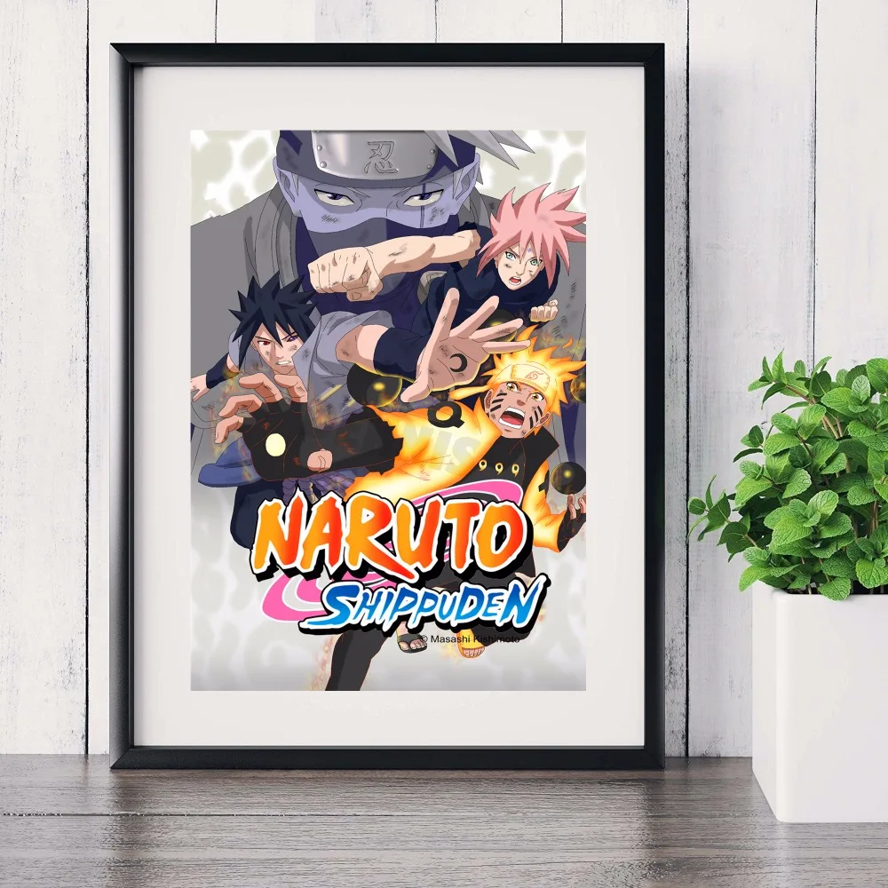 Наруто Shippuden аниме холст Художественная живопись печать плакат Настенные
