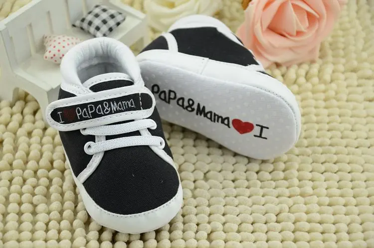 Высокое качество тапки Prewalker первых шагов кроватки Спорт 0-18 месяцев; симпатичная одежда для малышей Обувь для девочек и мальчиков мягкая