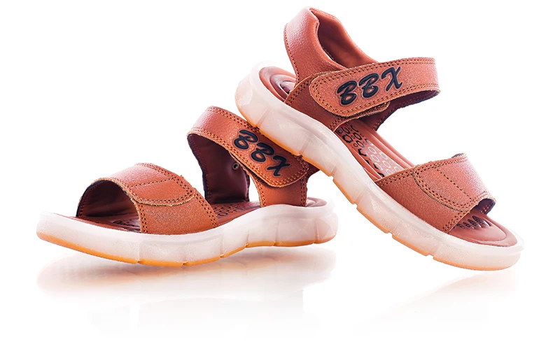Sandálias para Meninos e Meninas Sapatos de Praia Unclejerry Recarregável Crianças Verão Sandálias Brilhantes Sapatos Princesa Luz Led Usb 31 meninas usb recarregável sapatos de praia crianças