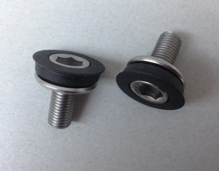 5pcs/lot M8*18 hex socket waterproof crank shaft screws for mountain