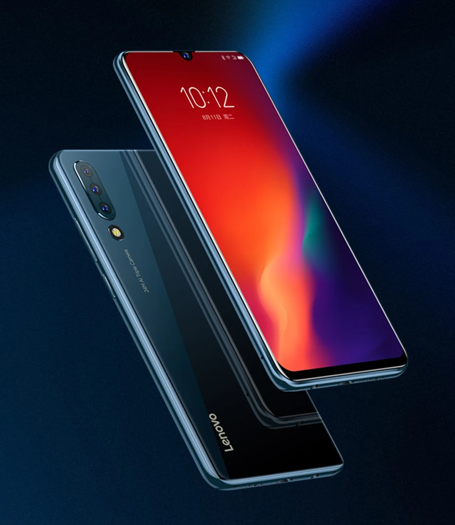 Официальная прошивка lenovo Z6 8GB 128GB Snapdragon 730 Восьмиядерный мобильный телефон 6,39 ''24MP+ 8MP+ 5MP Тройная задняя камера смартфон