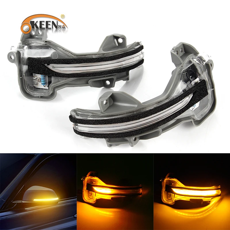 

OKEEN 2pcs Car Rear View Side Mirror Turn Signal Light For Honda CRV/URV/City/GREIZ/JADE/VEZEL/ODYSSEY/AVANCIER Left/Right Lamp