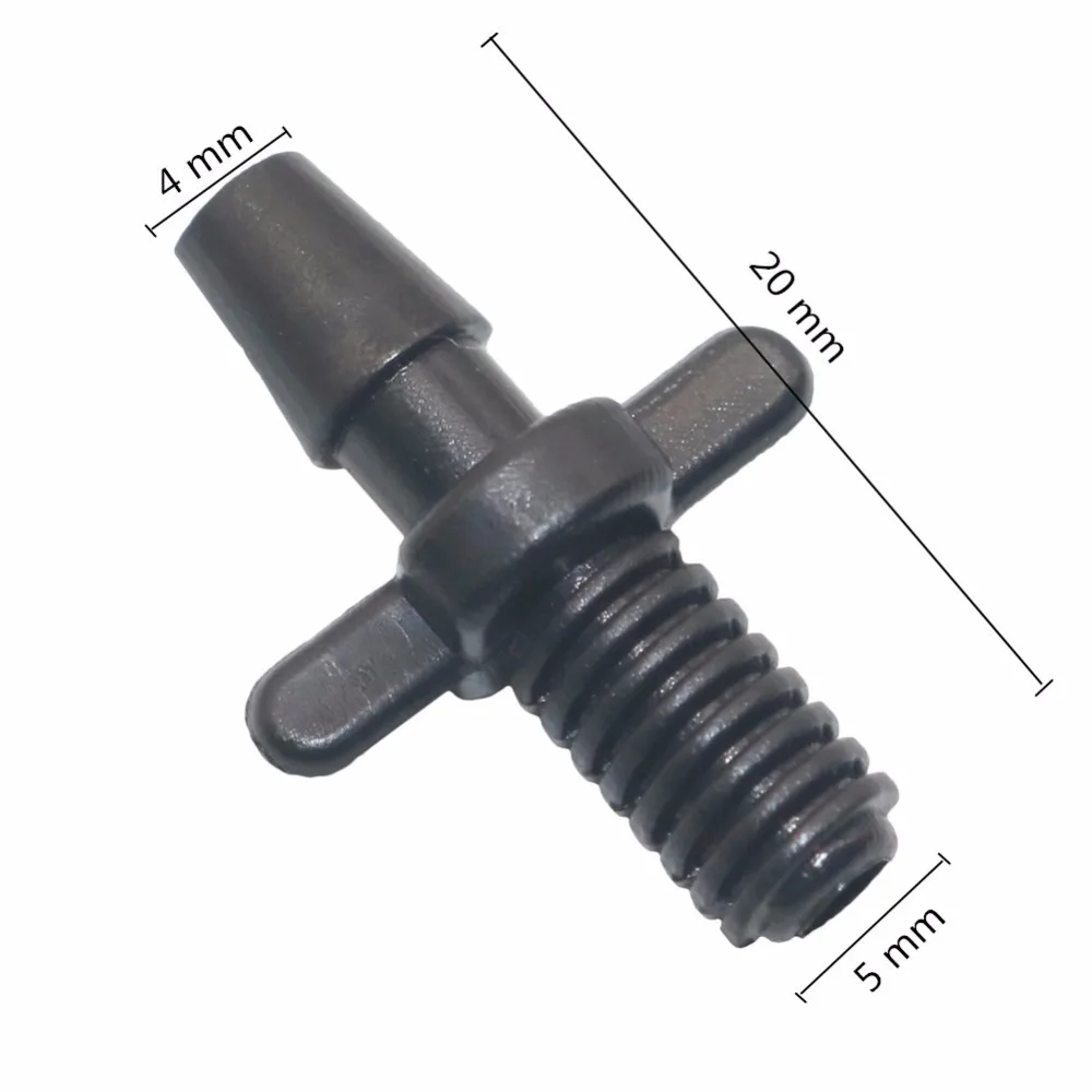 Barbed Connectors Hose Connector Pipe Connector Water Pipe Connector Garden Water Connector 100 pcs 3 / 5mm Standard Screw Thread Double Barbed Connector connections Splitter hose connections to a water pipe