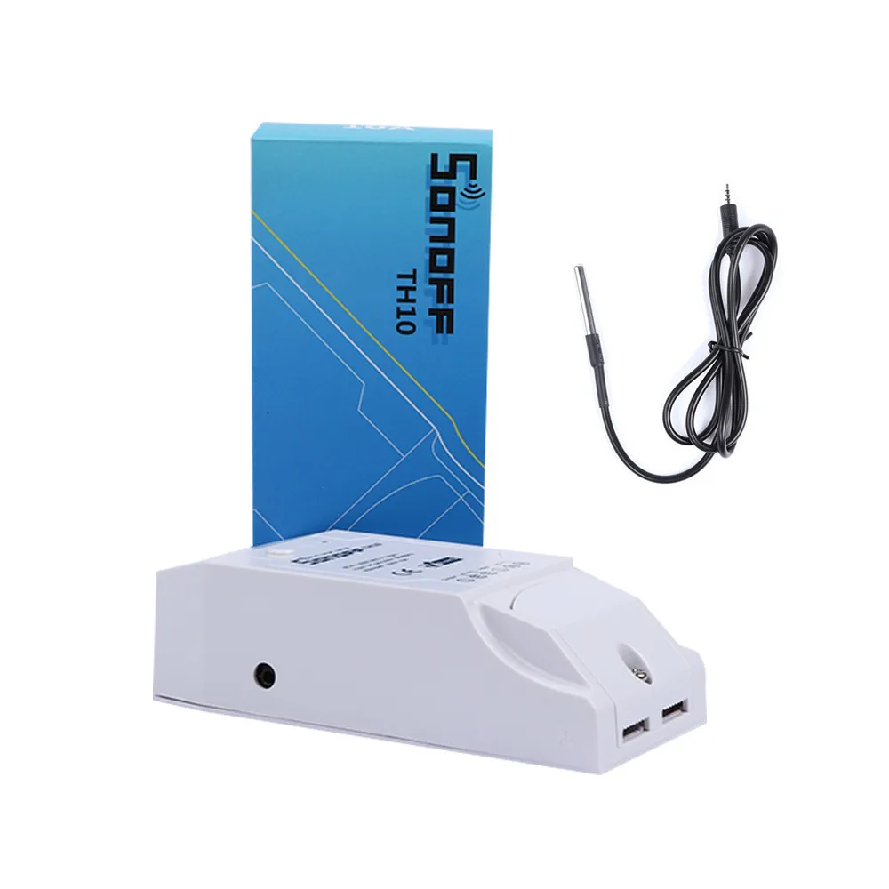 

SONOFF TH 10A WiFi Smart Switch Controller Sensor Temperature sensor And Waterproof Humidity Monitoring For Home Use