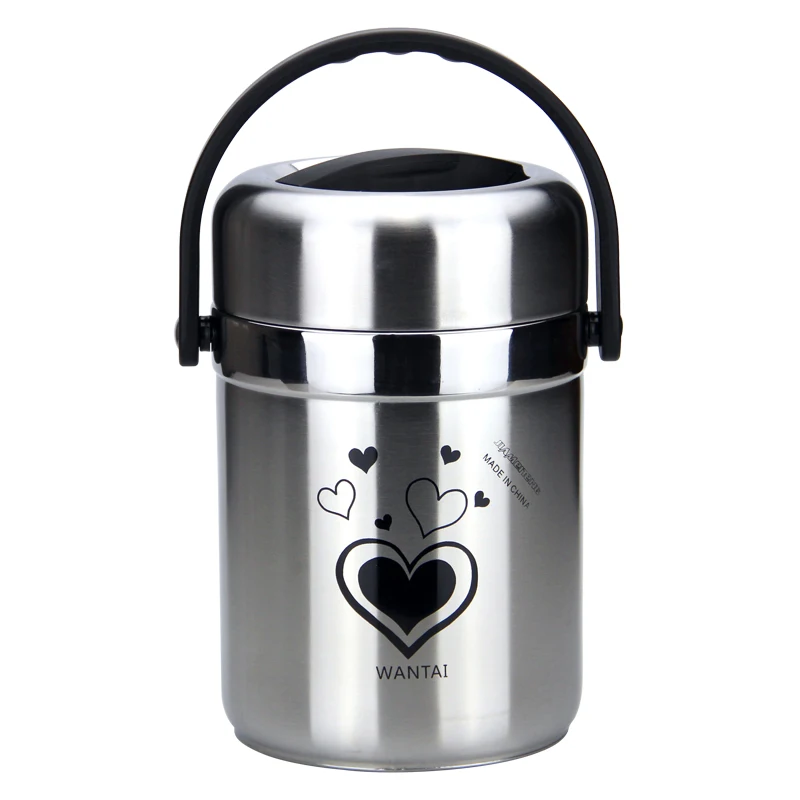 Vacuum insulated lunch box adults 2 3 layer super long heat insulation