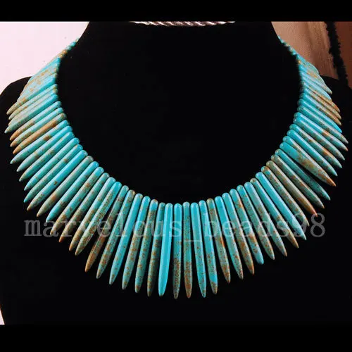 Бесплатная доставка модные ювелирные изделия белые бусины Howlite стальное